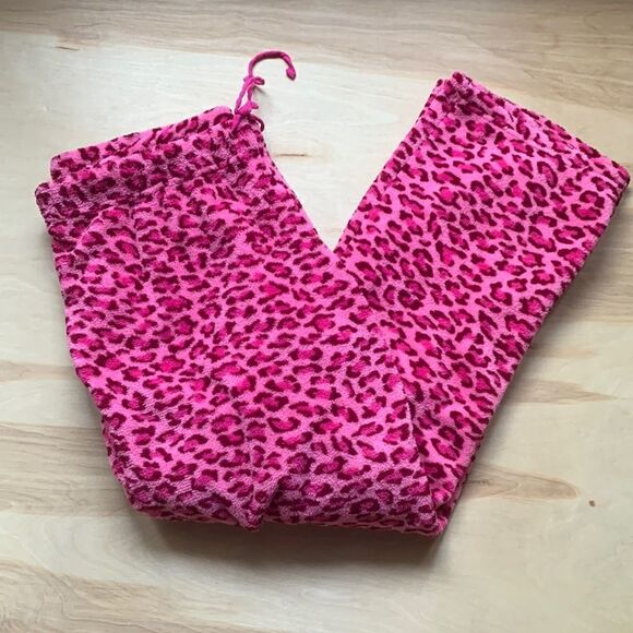 Pink Leopard Sleep Pants - Picture 1 of 7
